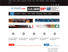 Tablet Screenshot of guinee7.com